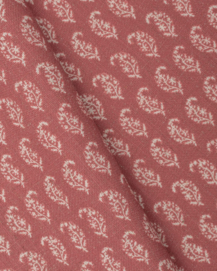 Vintage-Paisley-Cross-Red-scaled-1.jpg Vintage Paisley - Red Roman Shades - Image 2