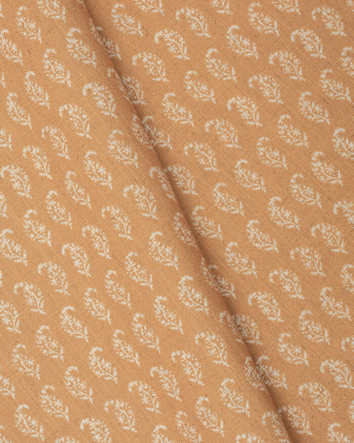 Vintage-Paisley-Cross-Turmeric-scaled-1.jpg Vintage Paisley - Turmeric  Roman Shades - Image 4