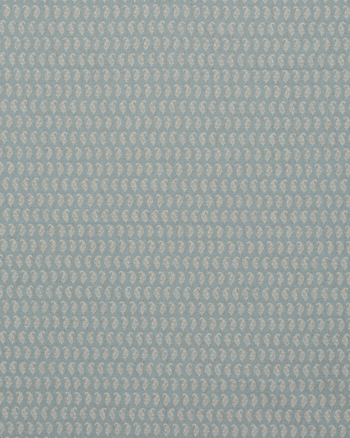 Vintage Paisley - Blue Sky  Roman Shades - Image 4