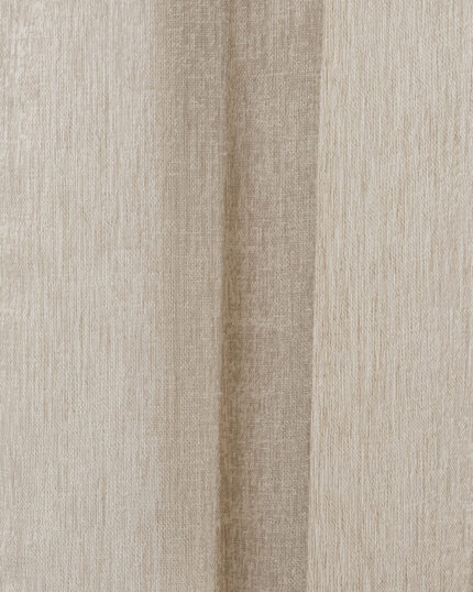 Zara Textured Sheer Fabric Swatch - Natural