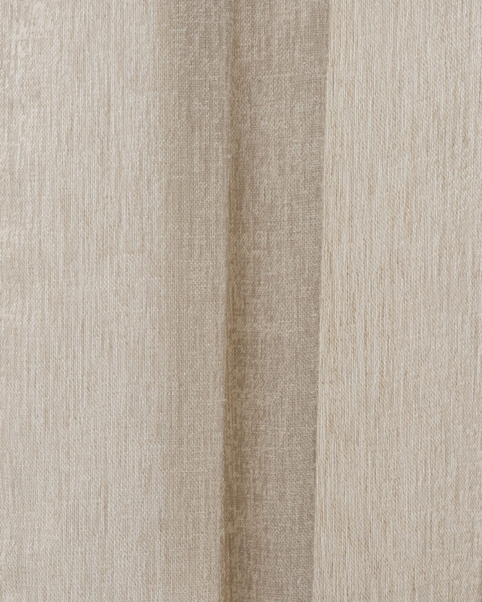 Zara Textured Sheer Curtains- Natural - Image 2
