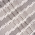 French Stripes - Witney Gray  Roman Shades