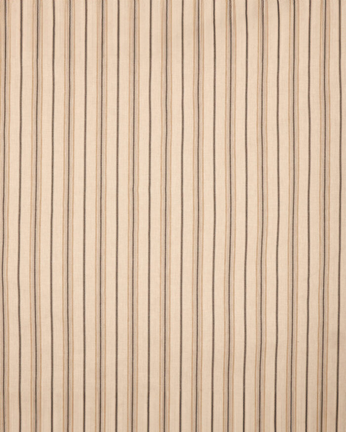 Folktales Stripes - Stone Roman Shades - Image 2