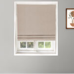 Herringbone Plains - Bark Brown Roman Shades