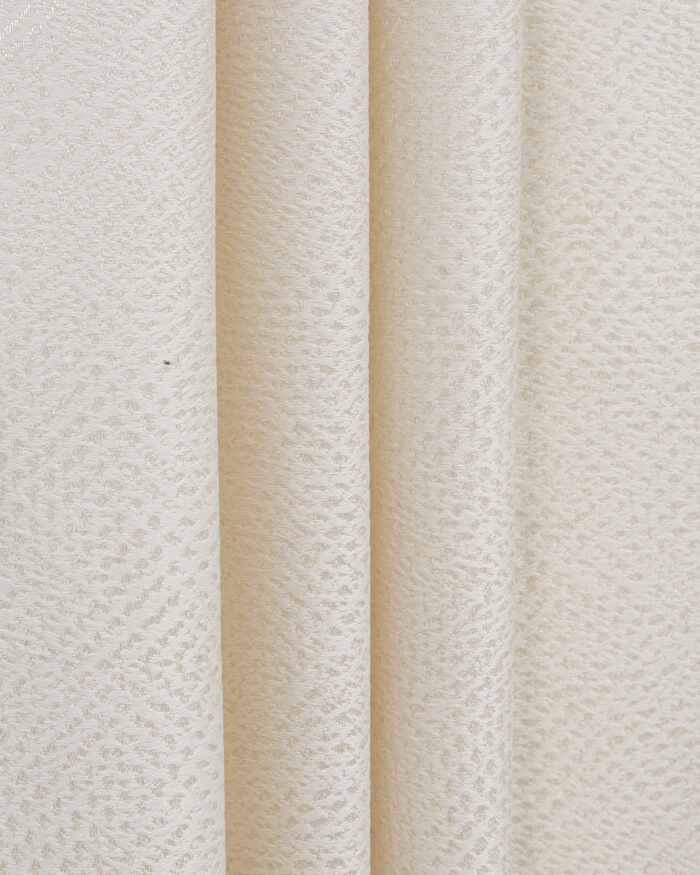 Cypress - Cream Vertical Fold Cypress - Cream Ripple Fold Curtains - Image 1