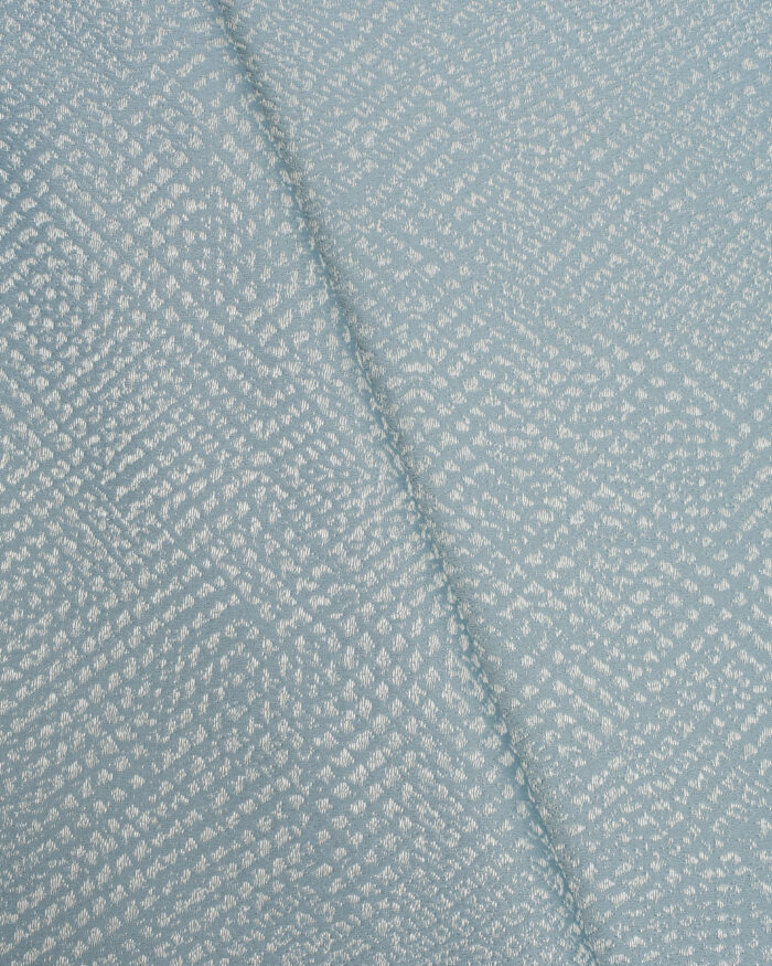 Cypress - Dusty Blue Cross Fold Cypress - Dusty Blue Ripple Fold Curtains - Image 2