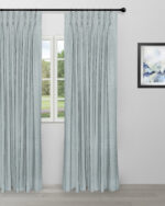 Cypress - Dusty Blue Custom Curtains