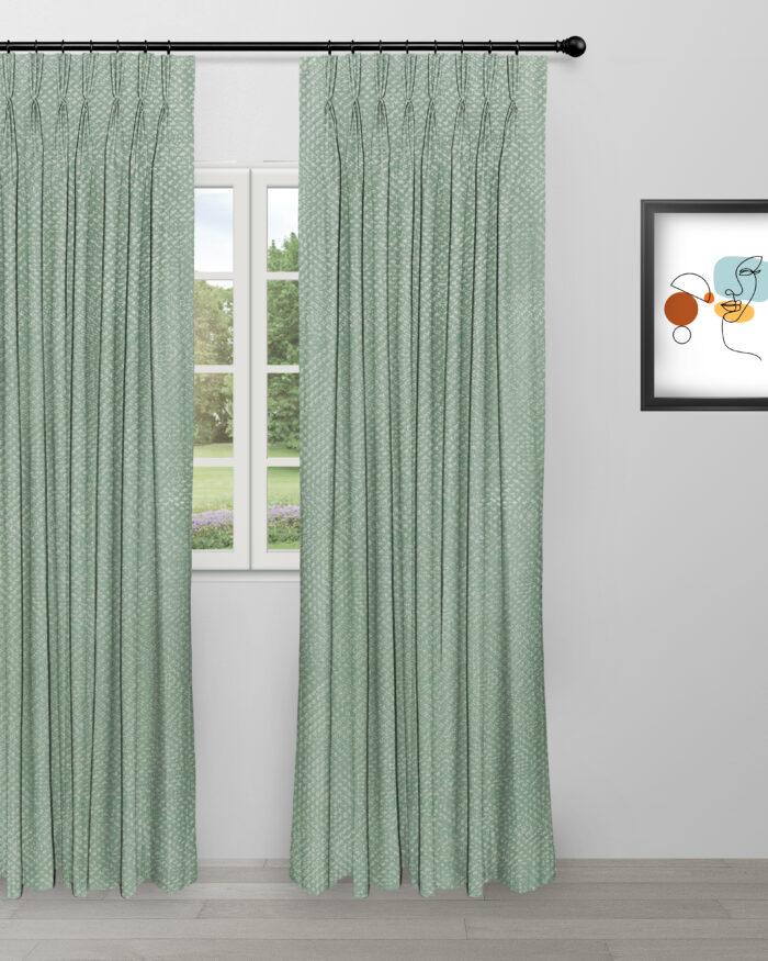 Cypress- Seafoam Curtain Cypress - Seafoam Custom Curtains - Image 1