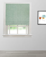 Cypress - Seafoam Roman Shades