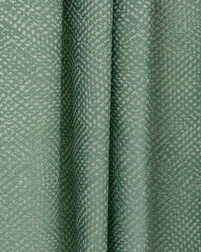 Cypress- Seafoam Vertical Fold Cypress - Seafoam Ripple Fold Curtains - Image 1