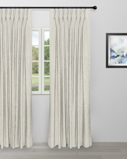 Siesta - Cream Custom Curtains