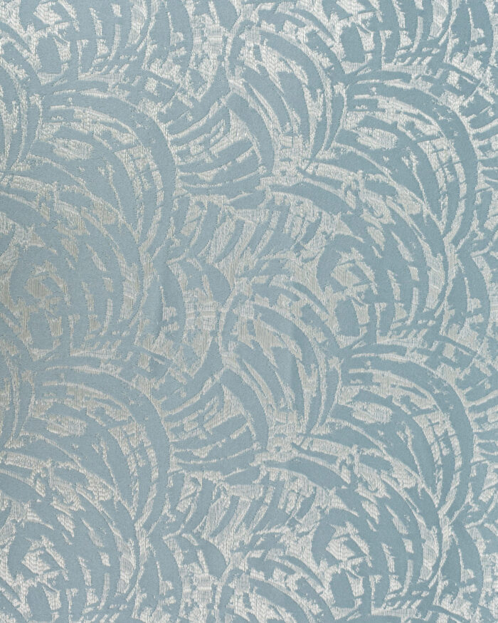 Siesta - Dusty Blue Roman Shades - Image 4