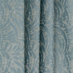 Siesta - Dusty Blue Ripple Fold Curtains