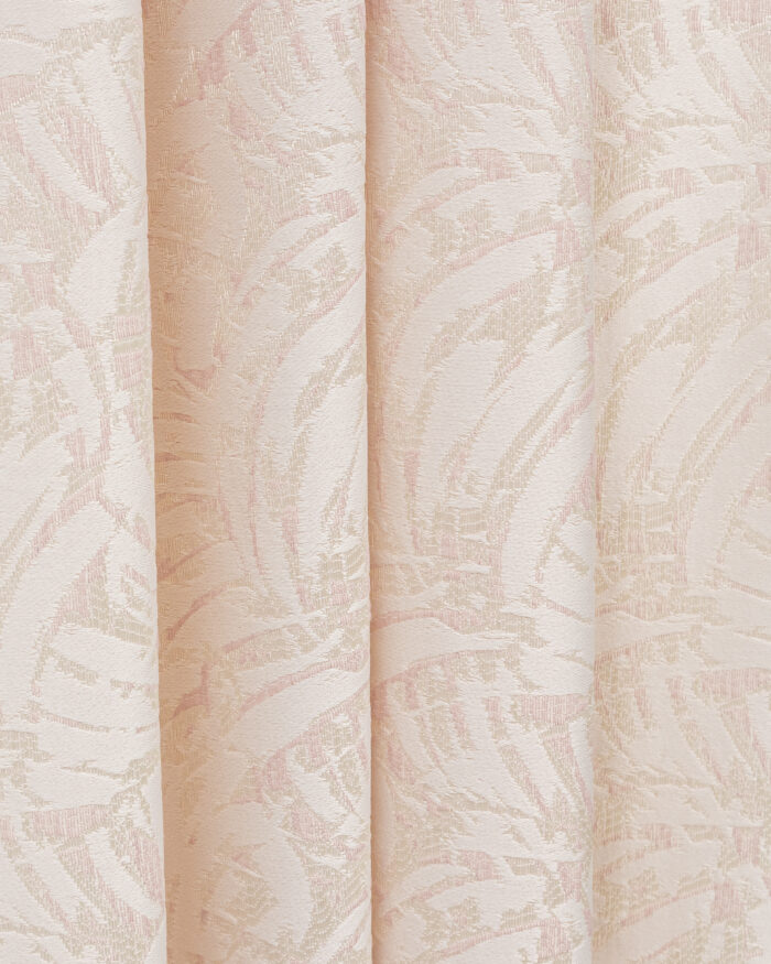 Siesta - Powder Pink Vertical Fold Siesta - Powder Pink Ripple Fold Curtains - Image 1