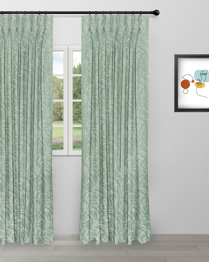 Siesta - Seafoam Curtain Siesta - Seafoam Custom Curtains - Image 1