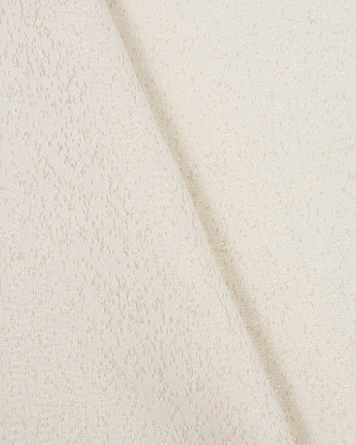 Swiss Dotted - Cream Cross Fold Swiss Dotted - Cream Ripple Fold Curtains - Image 2