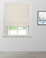 Swiss Dotted - Cream Roman Shades