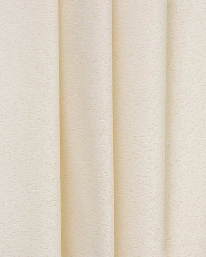 Swiss Dotted - Cream Vertical Fold Swiss Dotted - Cream Ripple Fold Curtains - Image 1
