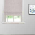 Swiss Dotted - Lilac Roman Shades