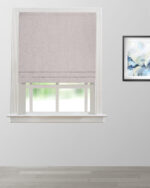 Swiss Dotted - Lilac Roman Shades