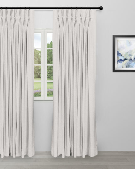 Swiss Dotted - Powder Pink Custom Curtains