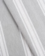 Country Stripes - Broad Gray Custom Curtains - Image 3