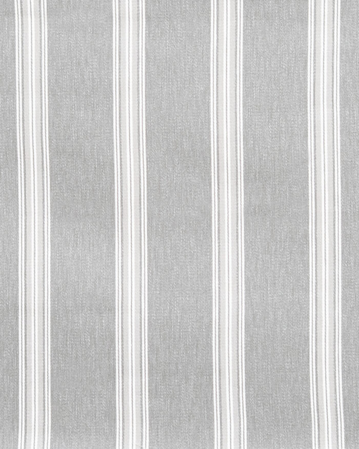 Country Stripes - Broad Gray Custom Curtains - Image 4