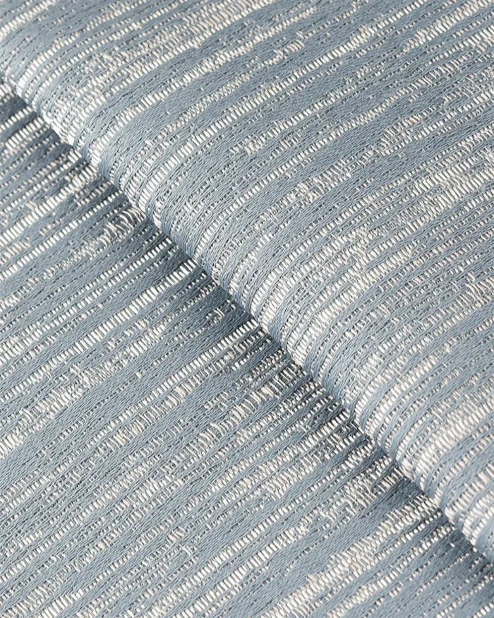 Almond - Dusky Blue Custom Curtains - Image 2