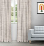Boho Drapery - Fawn Color Ripple Fold Drapes