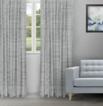 Boho Drapery - Pine Color Ripple Fold Drapes