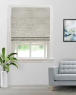 Boho Drapery - Pine Color Roman Shades