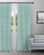 Celeste - Aqua Custom Curtains