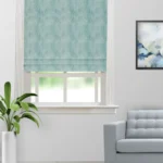 Celeste - Aqua Color Roman Shades