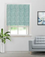 Celeste - Aqua Color Roman Shades