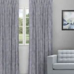 Celeste - Charcoal Custom Curtains