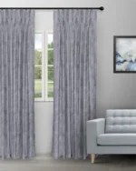 Celeste - Charcoal Custom Curtains