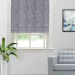 Celeste - Charcoal Color Roman Shades