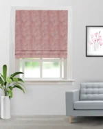 Celeste - Coral Custom Roman Shades