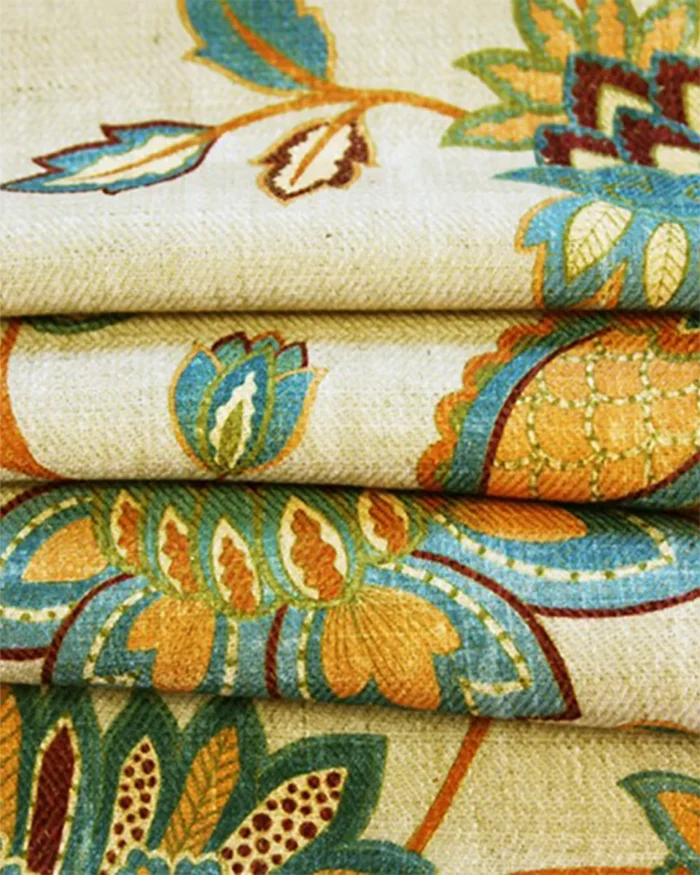 Cello - Teal Color Fabric Swatch - Image 2