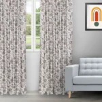 Chelsea Floral - Earth Ripple Fold Drapes