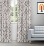 Chelsea Floral - Earth Ripple Fold Drapes
