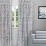Chelsea Floral - Mauve Custom Curtains