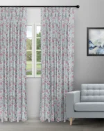 Chelsea Floral - Mauve Custom Curtains