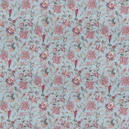 Ripple Fold Drapes | Chelsea Floral Mauve - Regular (Webp) | Curtain Avenue