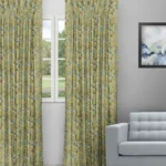 Chelsea Floral - Olive Custom Curtains