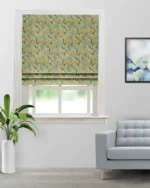 Chelsea Floral - Olive Roman Shades