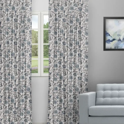 Curtains | Chelsea Floral Pine - Curtain (Webp) | Curtain Avenue