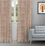 Chelsea Floral - Spice Ripple Fold Drapes