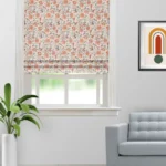 Chelsea Floral - Spice Color Roman Shades