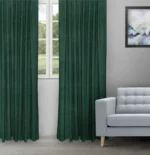Colonial - Forest Ripple Fold Drapes